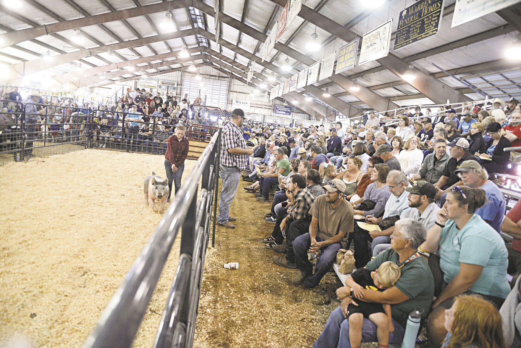 Livestock Auction crowd